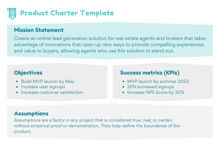 Product Charter Tamplate